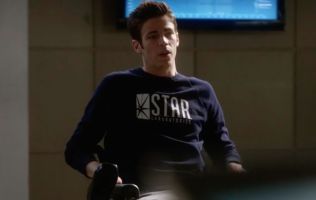 TheFlashBarryInWellsWheelchair