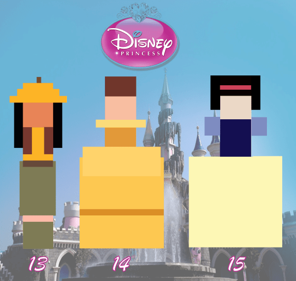 Disney Princess Color Palette 04