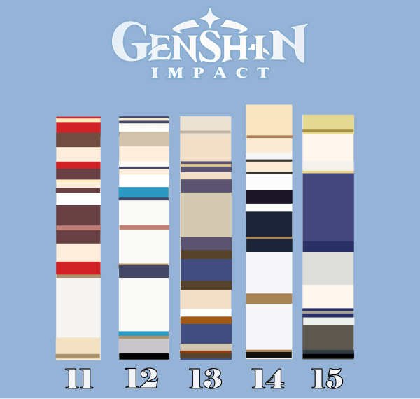 Genshin Impact Color Palette 03