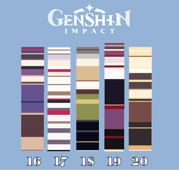 Genshin Impact Color Palette 04
