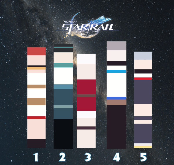 Honkai Star Rail Color Palette 01