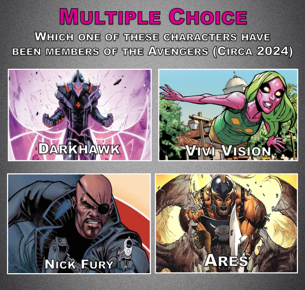 Avengers Members Quiz 01