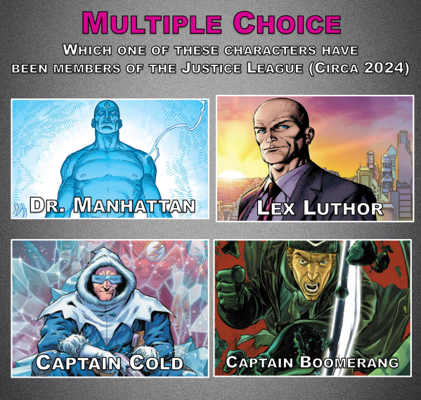 Justice League Member Quiz 01