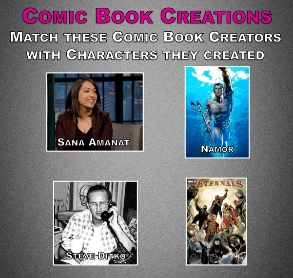 Marvel Creators Quiz 01