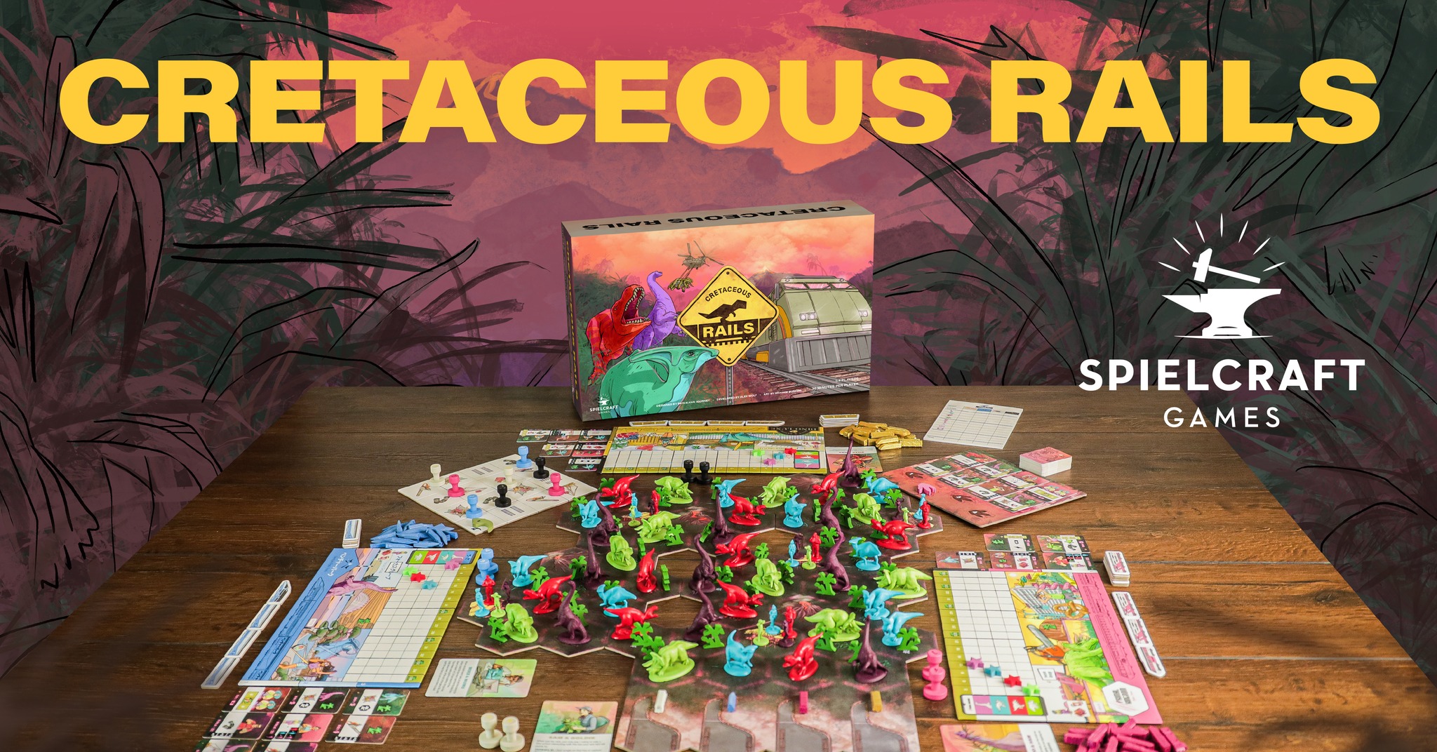 Chaos Rails Game Tabletop Game Review: Cretaceous Rails
