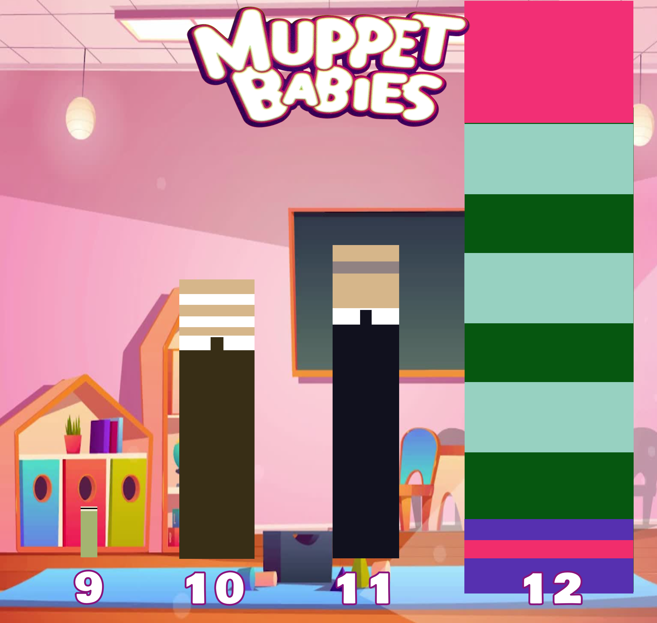 Color Palette: Muppet Babies 01