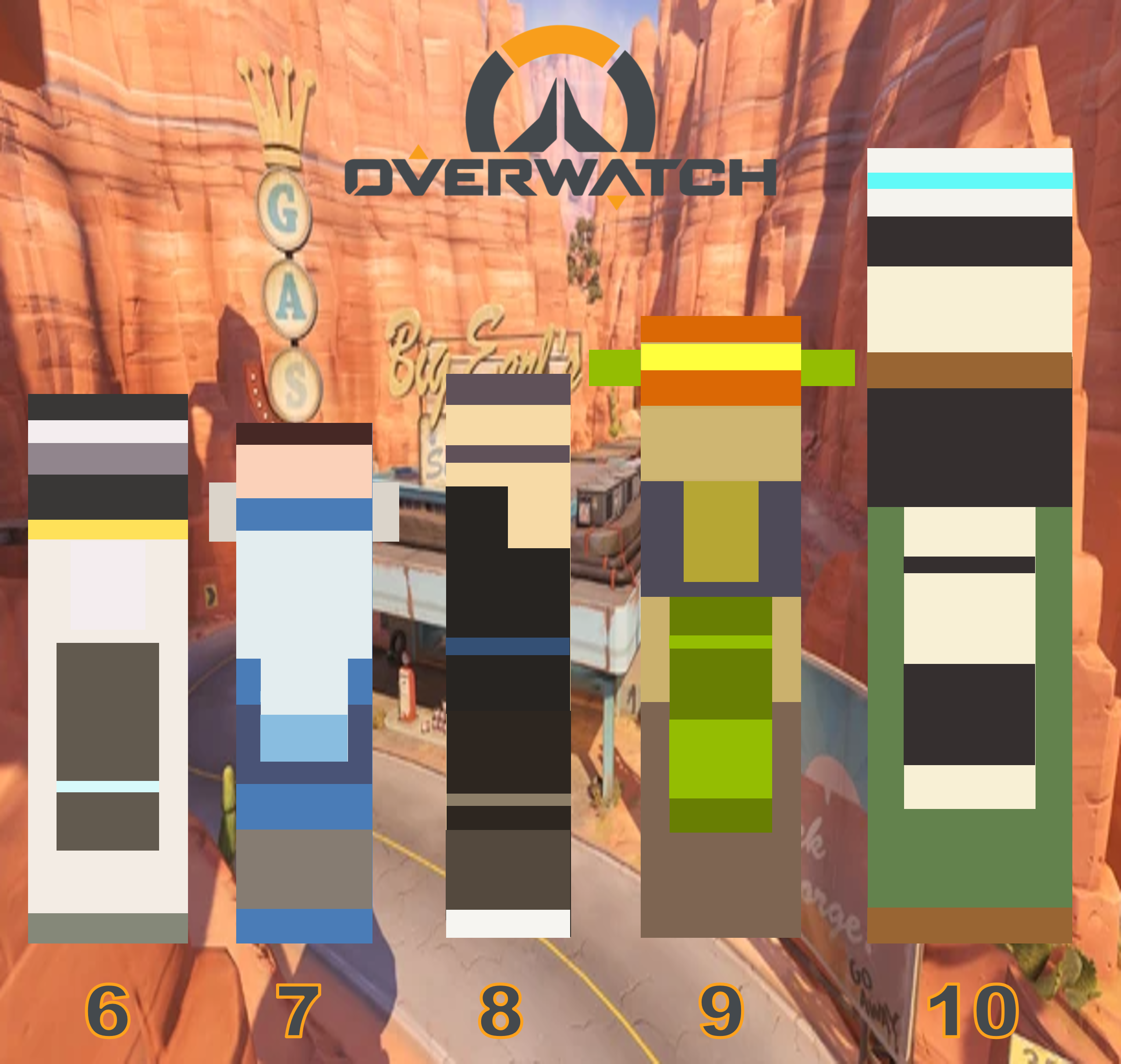 Color Palette: Overwatch 01