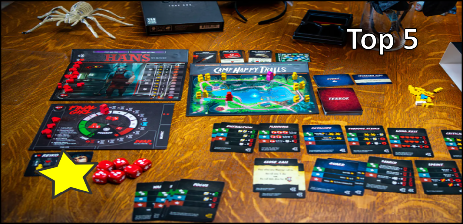 Top 5 Horror Themed Board Games