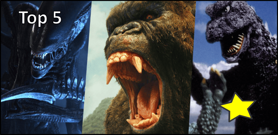 Top 5 Movie Monsters